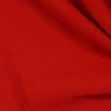 100% Polyester Linen-Look Fabric, 115 gsm, 148 cm — Red — texture