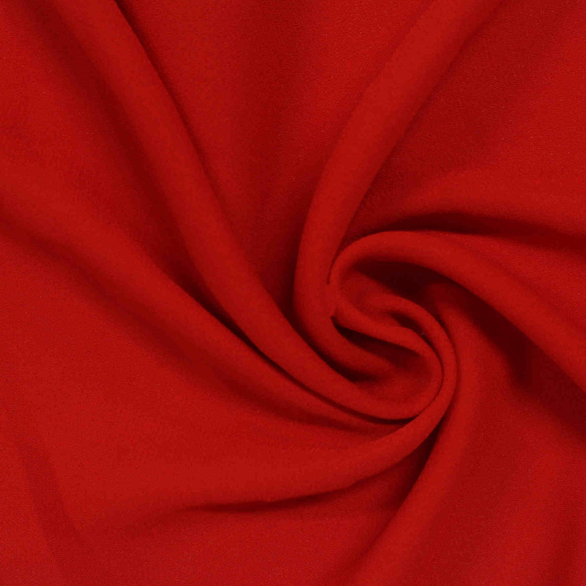 Red Linen-Look, Polyester