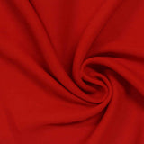 100% Polyester Linen-Look Fabric, 115 gsm, 148 cm — Red