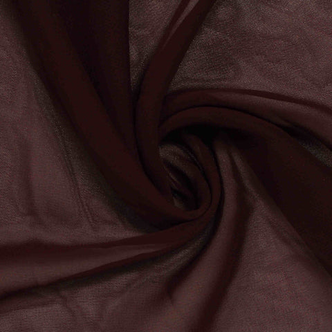 100% Polyester Chiffon Fabric, 70 gsm, 148 cm — Red