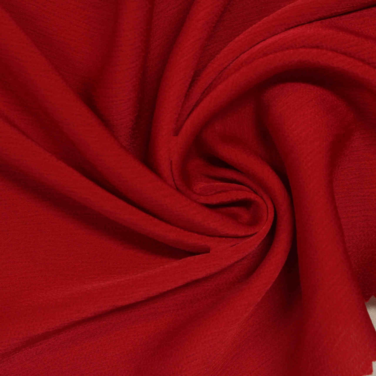 Polyester Stretch Woven Fabric, 145 gsm, 148 cm — Red