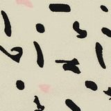 Black Abstract Crepe, Viscose — texture