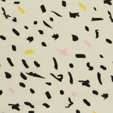 Black Abstract Crepe, Viscose