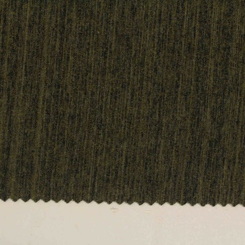 Dark Olive Marl Scuba Knit, Poly-Cotton, 412 gsm