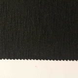 Slub Polyester Stretch Interlock Knit Fabric, 355 gsm — Black