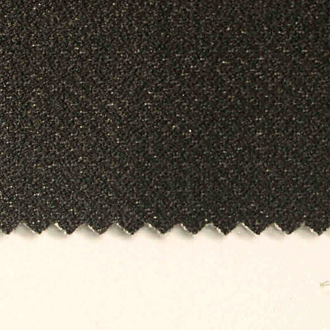 Black Marl Interlock Knit, Polyester, 425 gsm