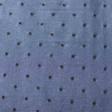 Dark Grey Dots Jersey Knit, Viscose
