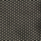 White Geometric-Dash Mesh, Polyester — texture