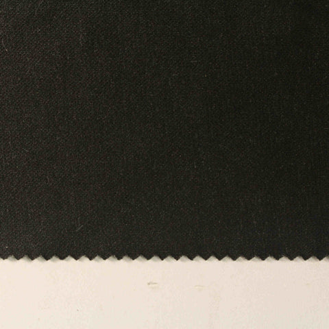 Polyester Viscose Stretch Knit Fabric, 470 gsm, 160 cm — Black