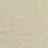 Cream Floral Interlock Knit, Cotton-Poly — texture