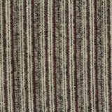 Dark Red Vertical-Stripe Chunky Knit, Poly-Viscose