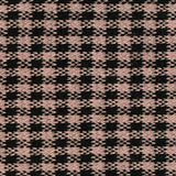 Black Houndstooth Jacquard, Polyester — texture