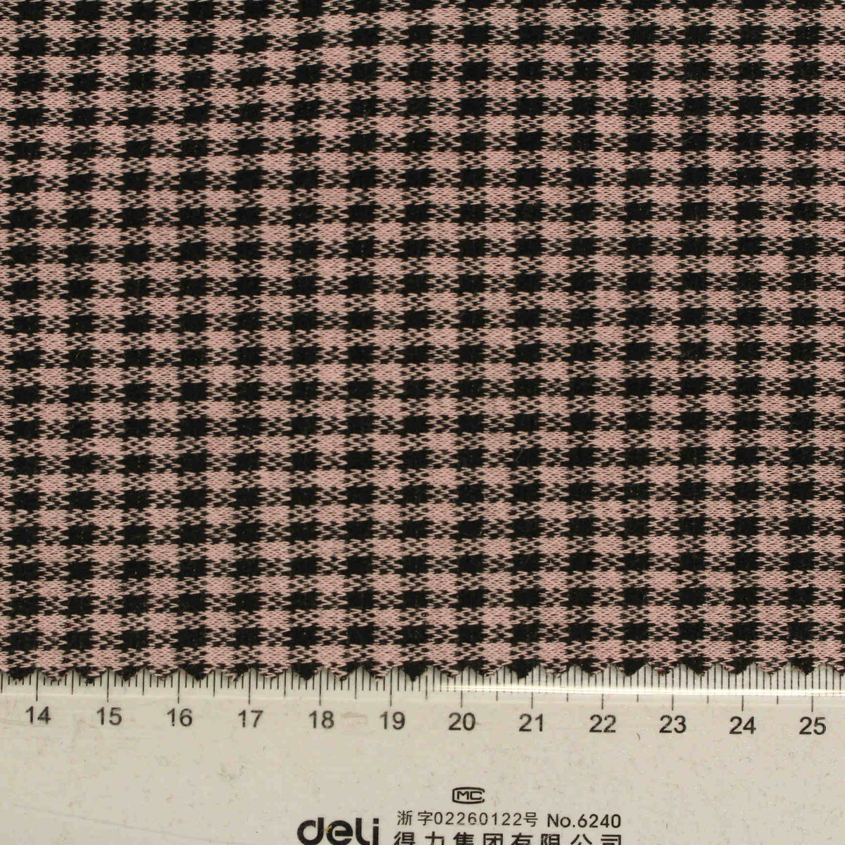 Black Houndstooth Jacquard, Polyester, 280 gsm, 160 cm, ref EF-207502