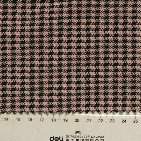 Black Houndstooth Jacquard, Polyester, 280 gsm, 160 cm, ref EF-207502