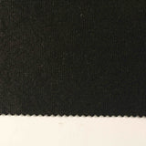 Jacquard Polyester Viscose Stretch Knit Fabric, 320 gsm, 160 cm — Black