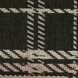 Dark Grey Plaid Jacquard, Polyester — texture
