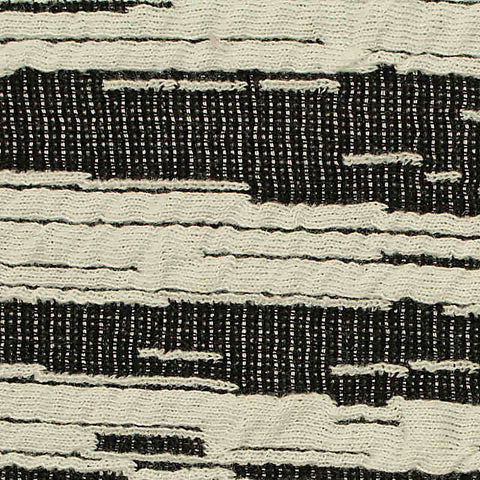 Black Horizontal-Line Jacquard, Polyester