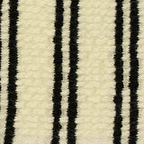 Black Vertical-Stripe Crepe, Viscose — texture