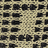 Black Textured-Square Chunky Knit, Polyester — texture