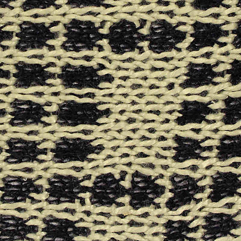 Black Textured-Square Chunky Knit, Polyester