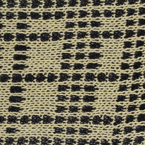 Black Textured-Square Chunky Knit, Polyester