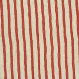 Red Vertical-Stripe Jersey Knit, Cotton-Poly
