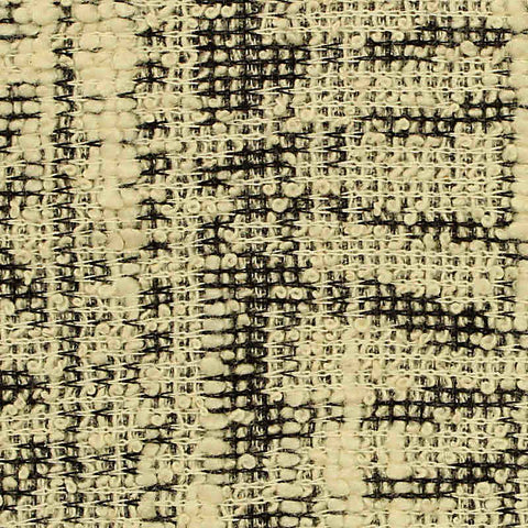 Black Abstract Jacquard, Cotton-Poly, 207 gsm