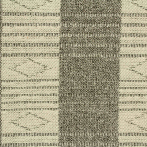 Off-White Geometric-Diamond Jacquard, Viscose-Poly