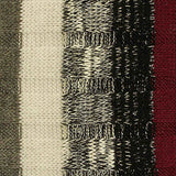 Red Vertical-Stripe Rib Knit, Polyester — texture
