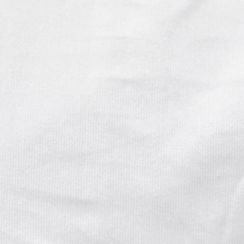 Cotton Linen Stretch Jersey Knit Fabric, 195 gsm, 147 cm — White