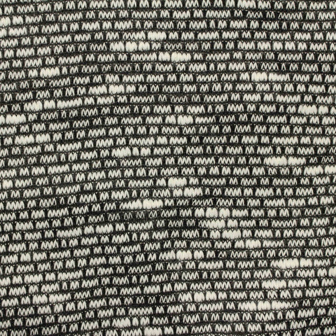 Black Textured Rib Knit, Polyester
