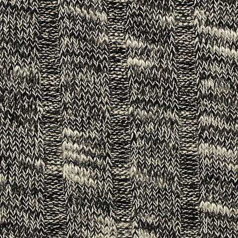 Light Grey Marl Rib Knit, Poly-Viscose, 210 gsm