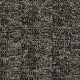 Black Marl Rib Knit, Poly-Viscose — texture