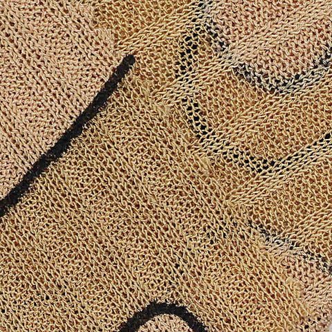 Jacquard Polyester Viscose Stretch Rib Knit Fabric, 200 gsm, 146 cm — Orange