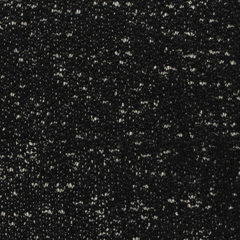 Black Marl Linen-Look, Polyester, 133 gsm