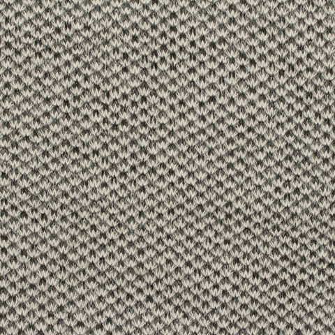 Black Geometric Piqué Knit, Polyester, 210 gsm