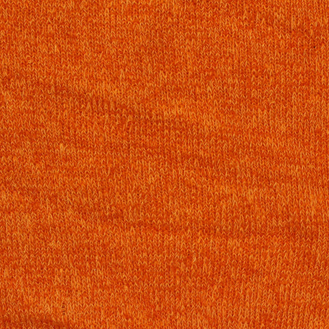 Orange Marl French Terry, Polyester, 250 gsm