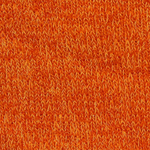 Orange Marl French Terry, Polyester, 250 gsm