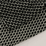 Black Honeycomb Jacquard, Polyester