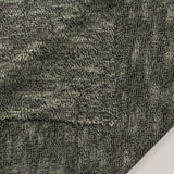 Black Heathered-Marl Jersey Knit, Polyester