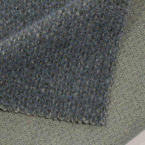 Polyester Stretch Knit Fabric, 475 gsm, 158 cm — Grey