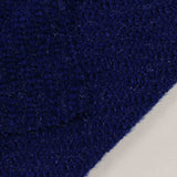 Polyester Stretch Chenille Fabric, 285 gsm, 150 cm — Navy