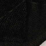 100% Polyester Chenille Fabric, 225 gsm, 145 cm — Black