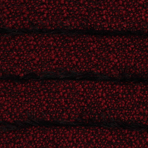 Red Horizontal-Stripe Jersey Knit, Polyester, 420 gsm
