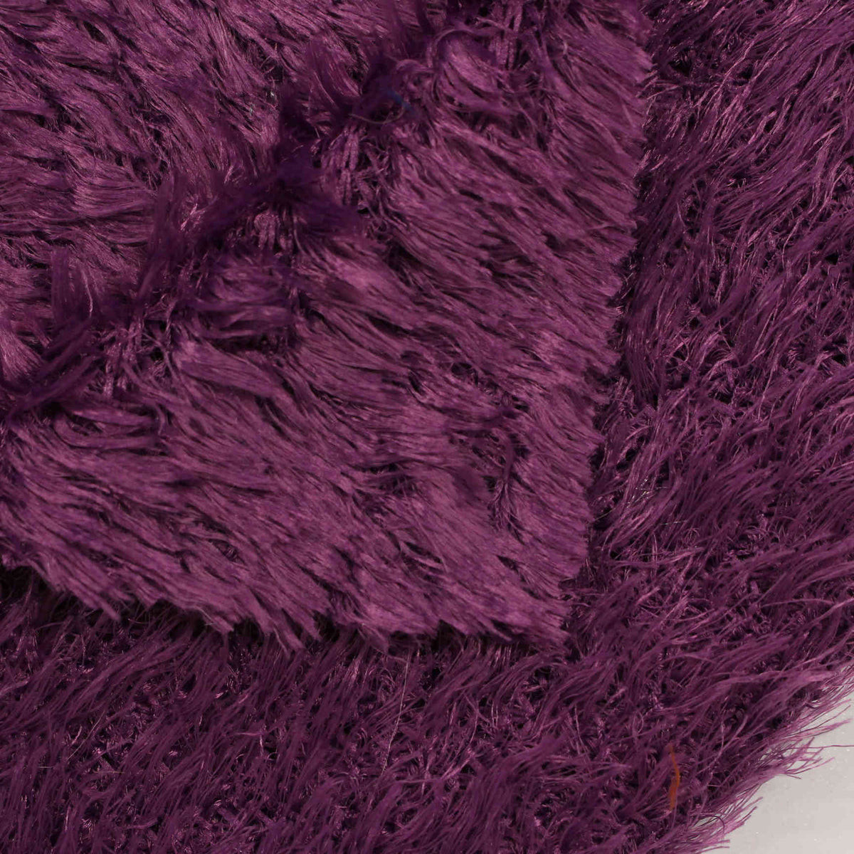 Polyester Stretch Linen-Look Fabric, 317 gsm, 163 cm — Purple