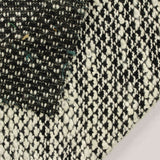 Black Houndstooth French Terry, Poly-Viscose