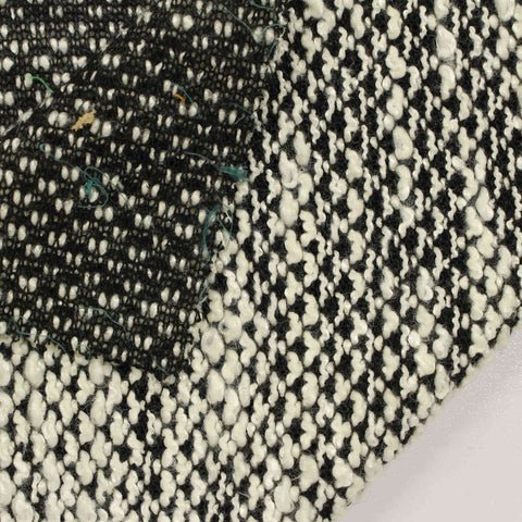 Black Houndstooth French Terry, Poly-Viscose