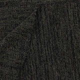 Dark Grey Heathered-Marl Jersey Knit, Polyester