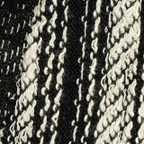 Black Chevron French Terry, Poly-Viscose — texture