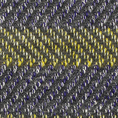 Yellow Zigzag French Terry, Poly-Viscose